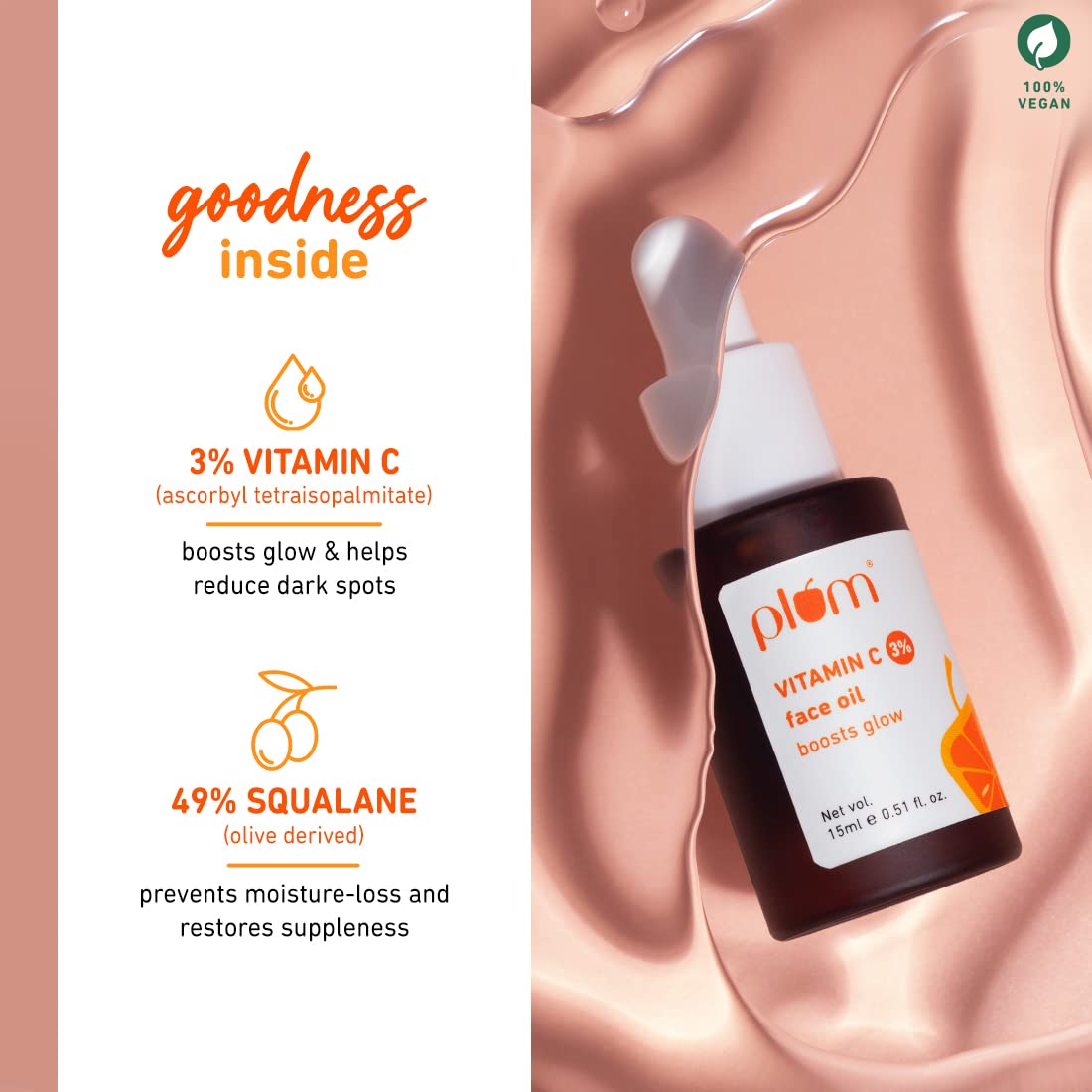 PLUM VITAMIN C 3% FACE OIL (15ML)