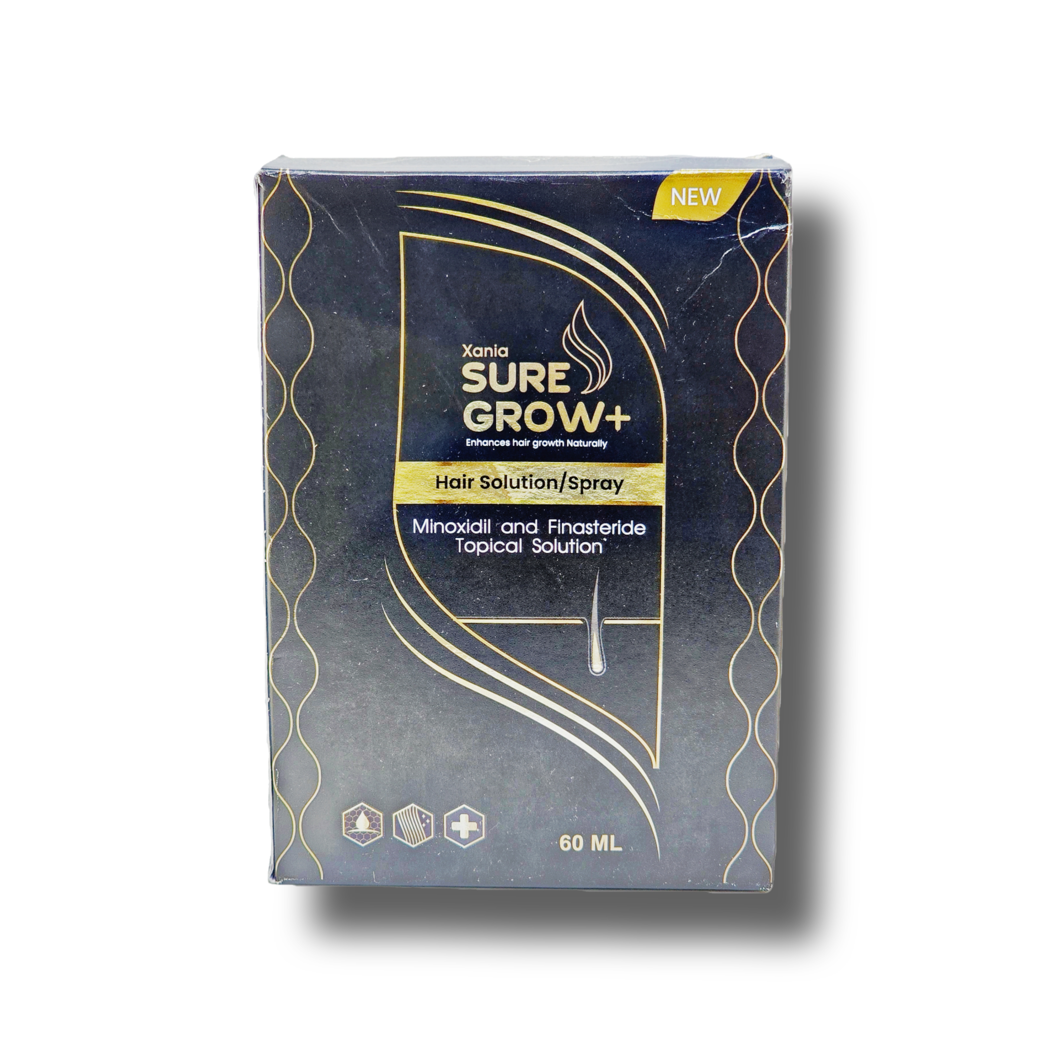 Sure Grow Minoxidil and Finasteride Topical Solution - 60ml