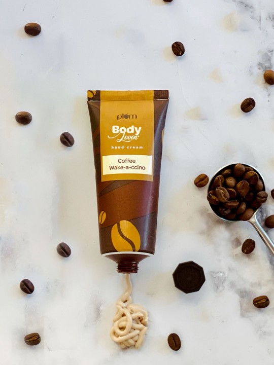 PLUM BODYLOVIN COFFEE WAKE ACCINO HAND CREAM - 50 GM 