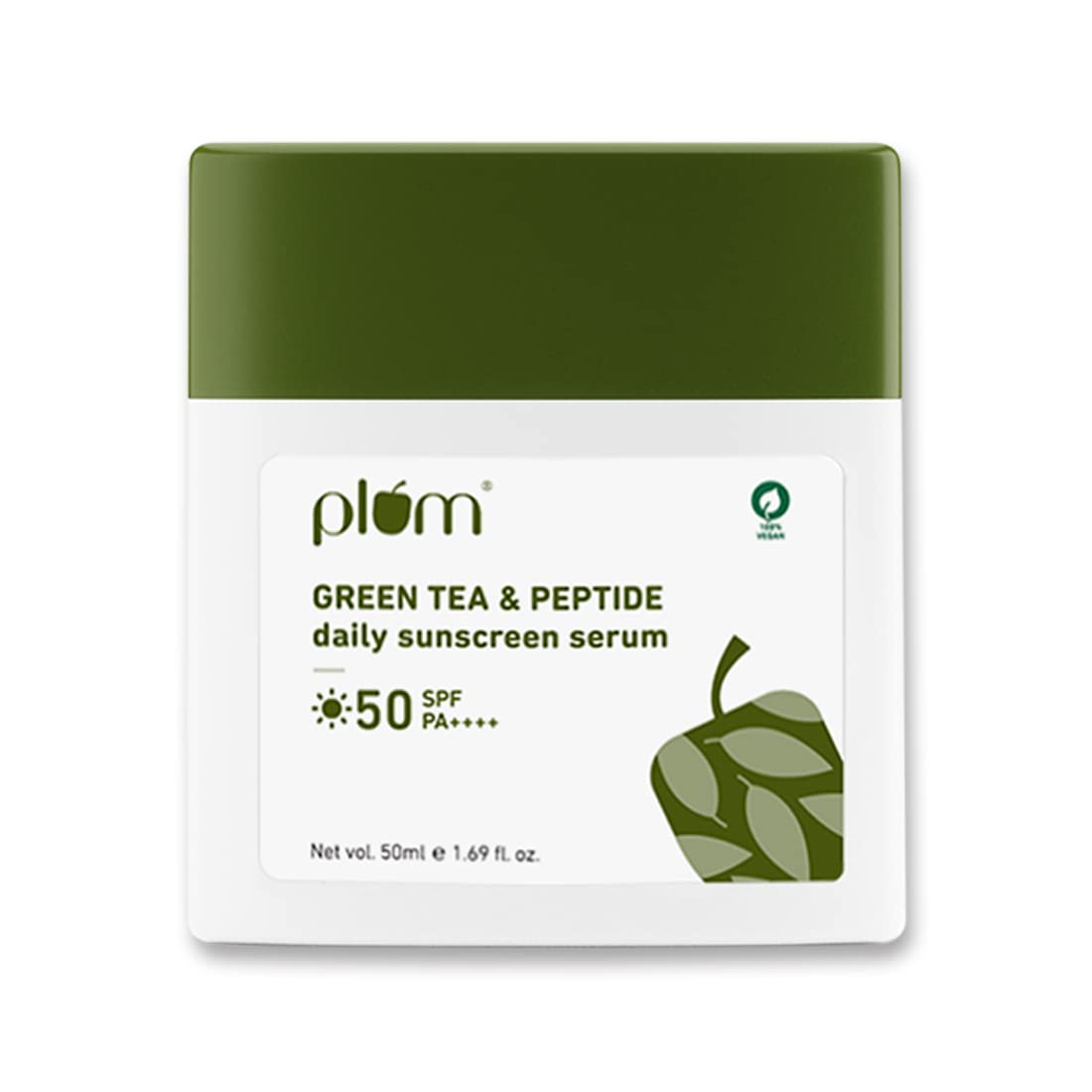 PLUM GREEN TEA & PEPTIDE SHEER TINTED SUNSCREEN SERUM - 50 ML 