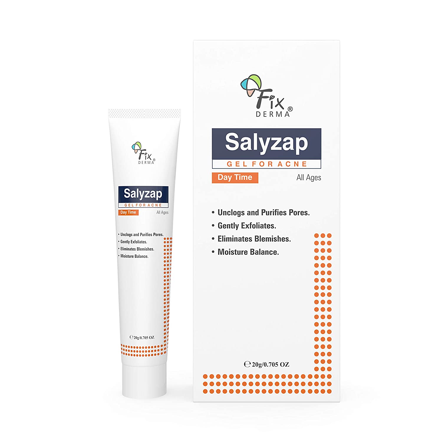 FIXDERMA SALYZAP GEL FOR ACNE DAY TIME 20G